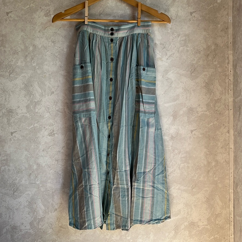 Patagonia organic cotton and hemp summer midi skirt in XS